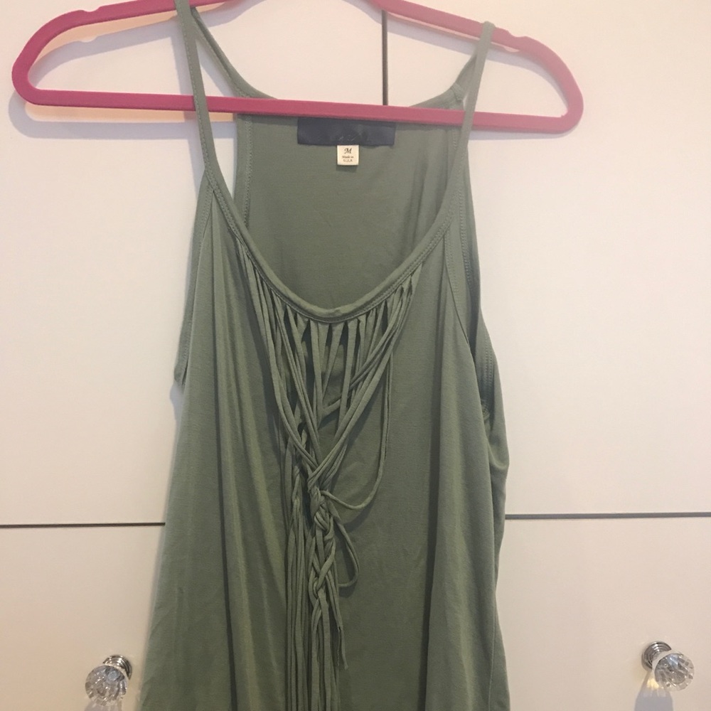 Frilly tank top